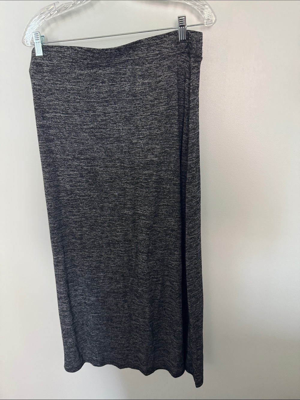 Women's Charcoal Knit Maxi Skirt